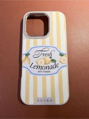Burga ‘Frizzante’ Yellow Stripe iPhone 16 Pro Case